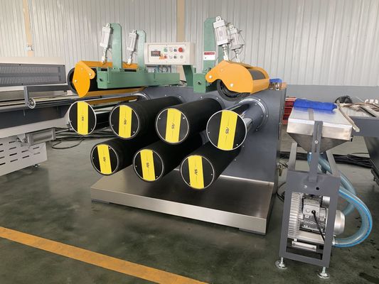 satın al Farklı Desenli PP Takviyeli Fiber Monofilament Ekstrüzyon Makinesi 150kg / H online manufacture